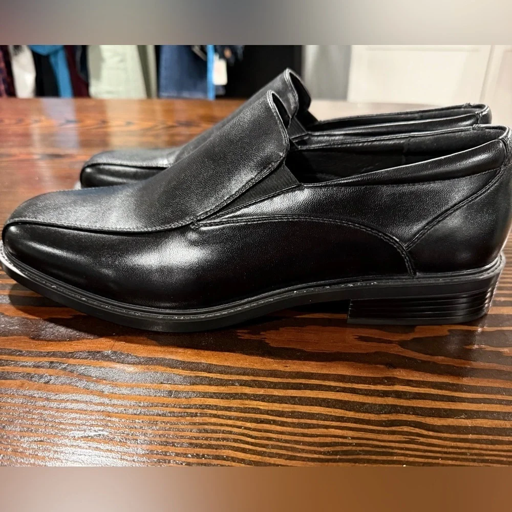 Croft & Barrow Men's Black Slip-On Loafers size 11 wide